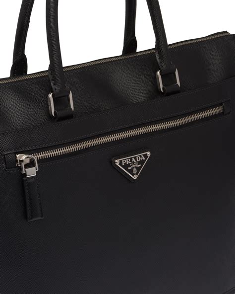 prada saffiano leather briefcase